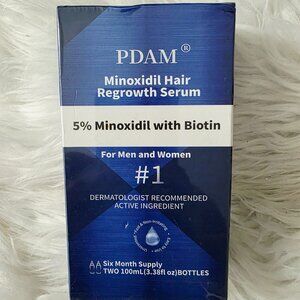 NIB PDAM Minoxidil Hair Regrowth Serum- 6 Month Supply